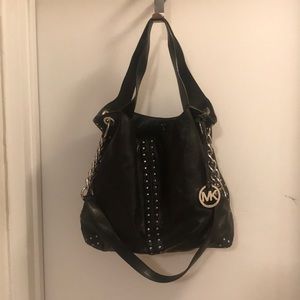 Large leather hobo Michael Kors bag
